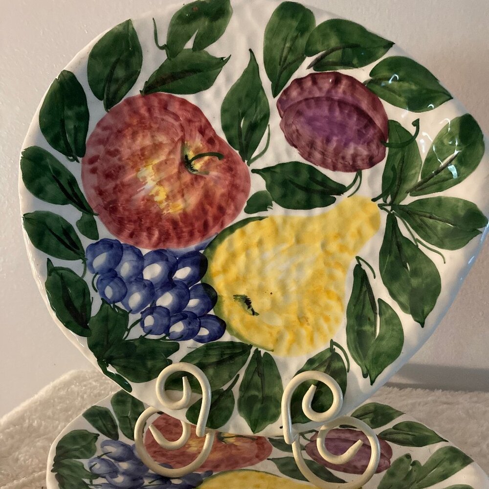 Pacific Rim "Luciano" Italy 12" Dinner Plates Set of (2)